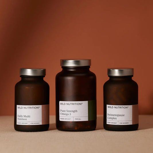 Perimenopause trio supplements by Wild Nutrition